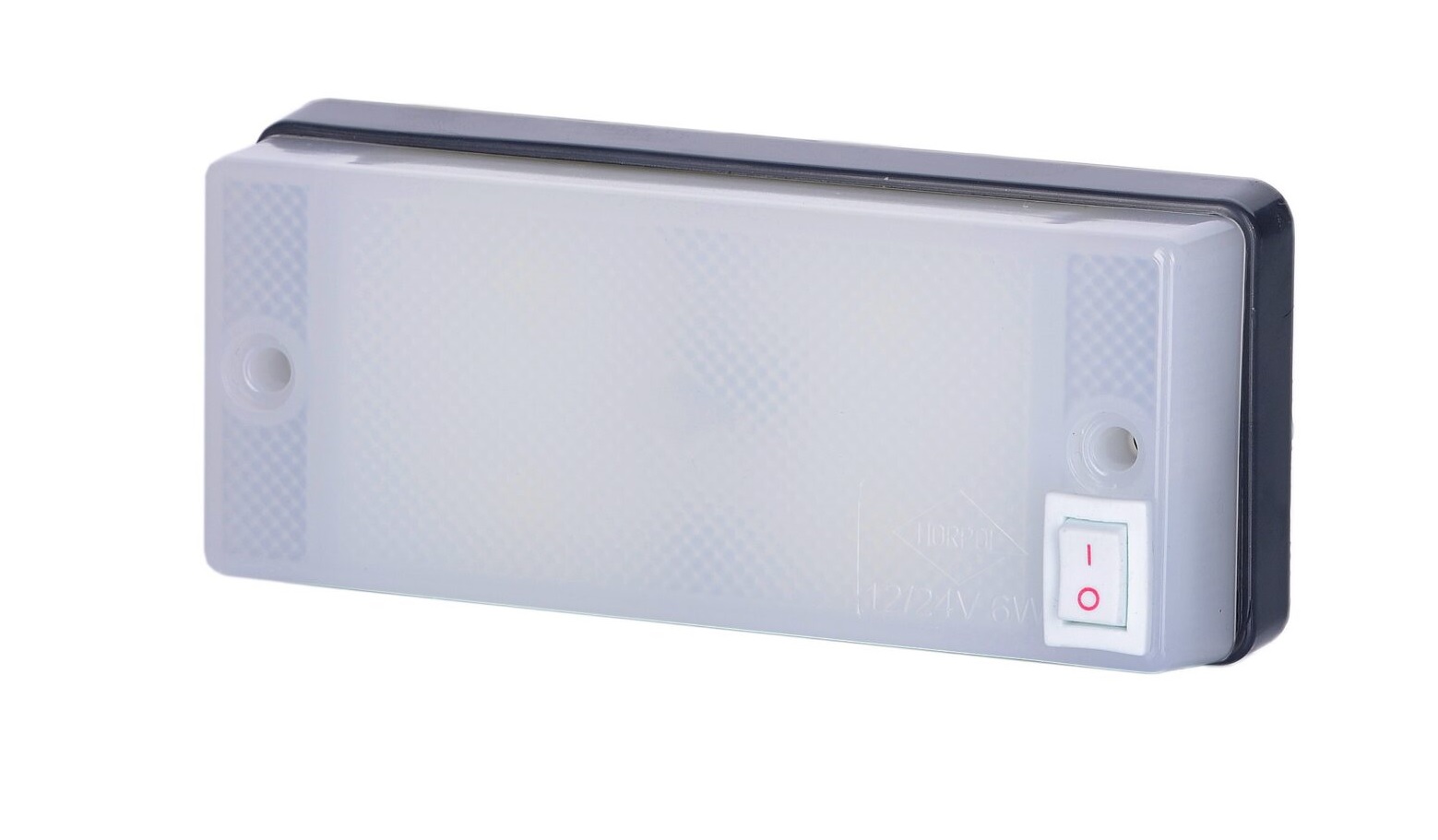 interieur verlichting wit met schakelaar - interieurlamp 12 en 24 volt - interieurverlichting 8 leds - binnenverlichting - horp