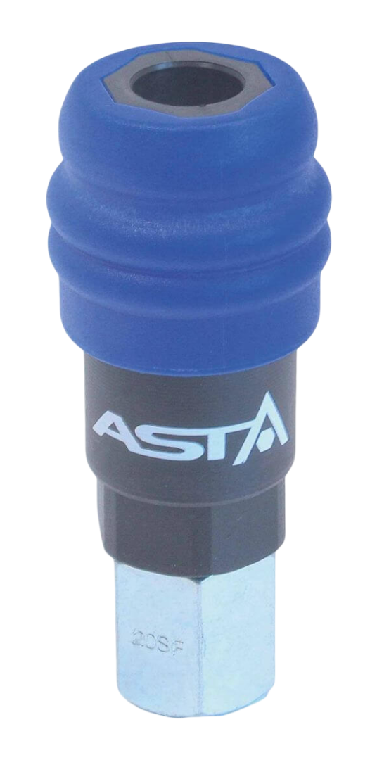 euroline veiligheidssnelkoppeling - 1/4 duims - inwendig draad - vrouwelijk - asta