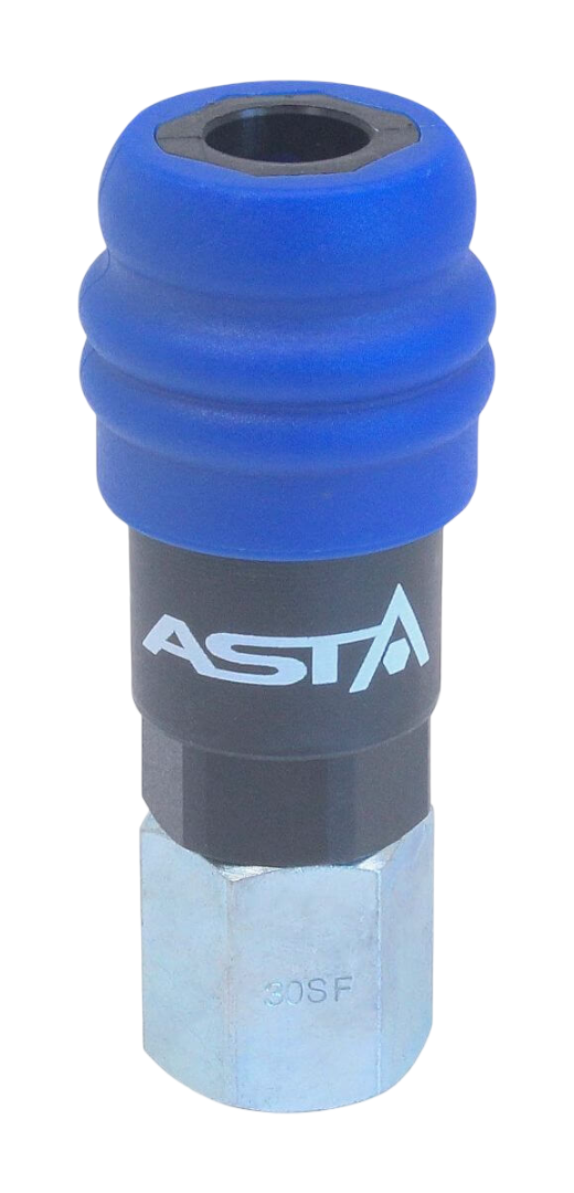 euroline veiligheidssnelkoppeling - 3/8 duims - inwendig draad - vrouwelijk - asta