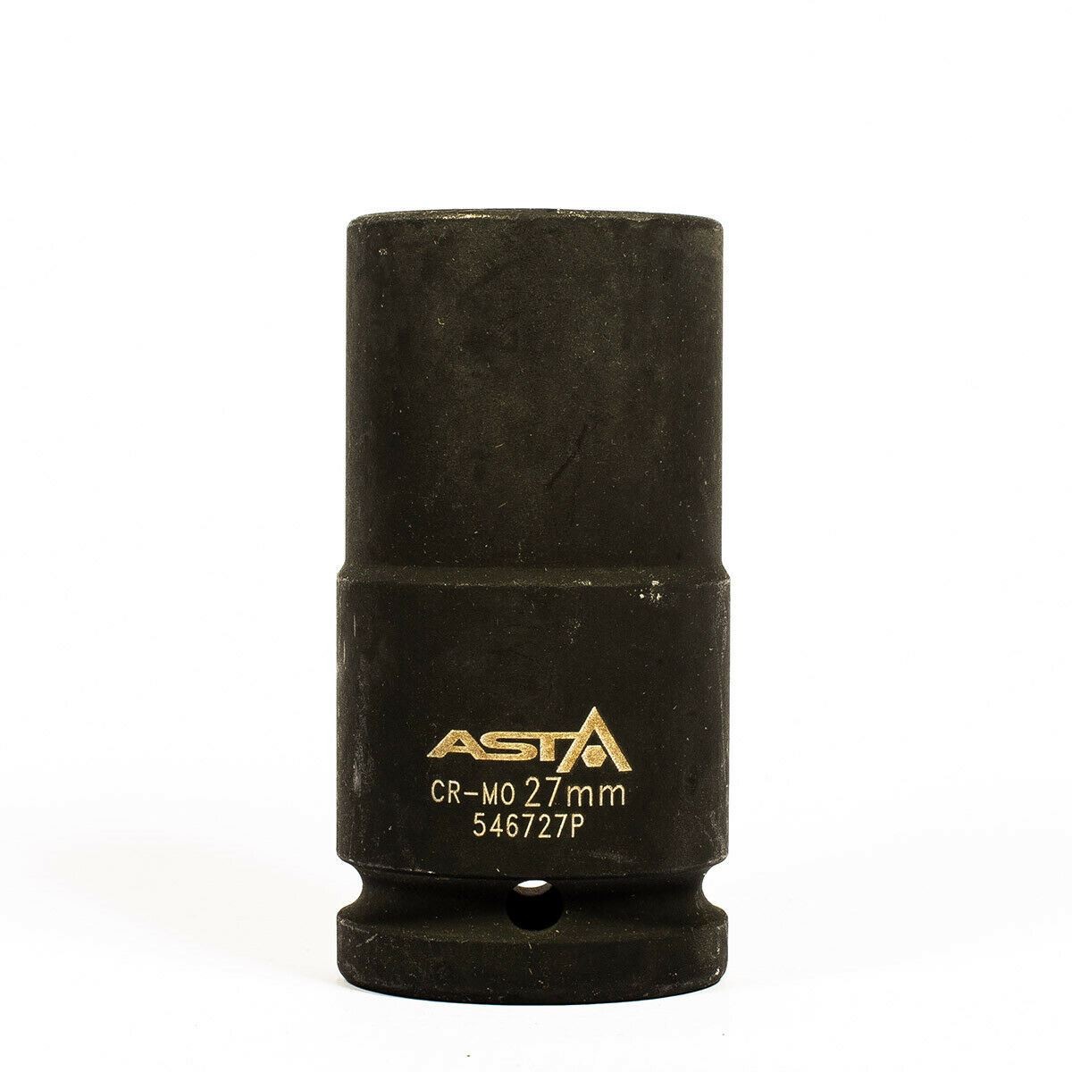 twaalfkant verlengde krachtdop - 27 mm - 3/4 duims aansluiting - slagdop - impact dop - rateldop - asta