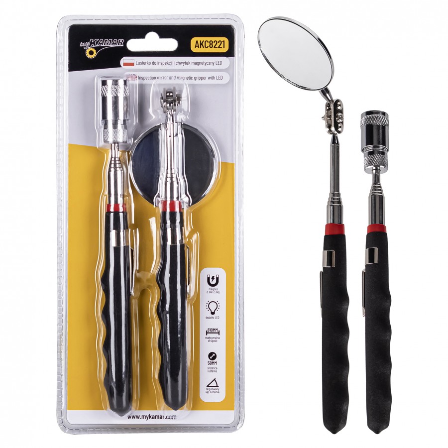 inspectie gereedschap set - spiegel telescoop - inspectie tool set - pick up tool - kmr