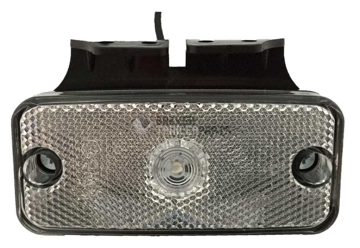 led zijmarkeringslamp universeel wit 1x led - led contourlamp - zijlamp - breedtelamp