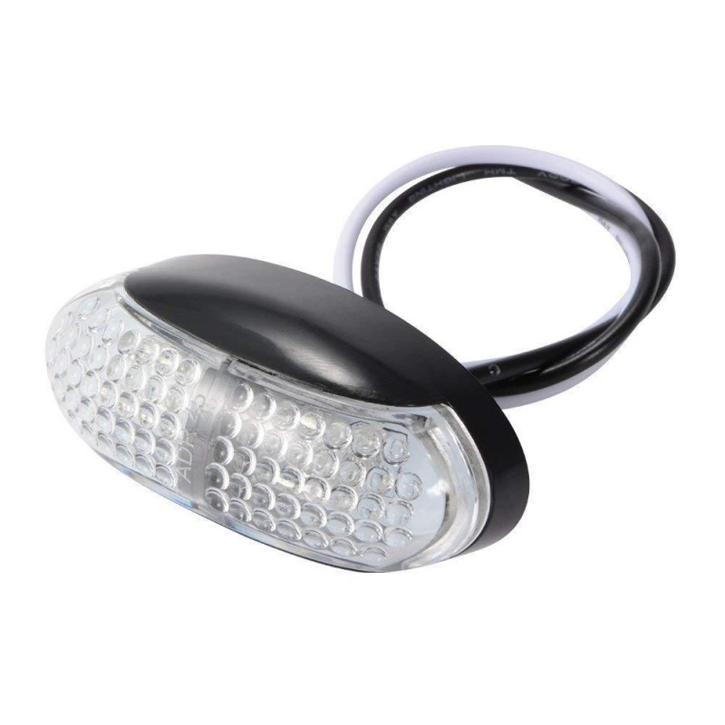 led zijmarkeringslamp universeel wit 4x led - led contourlamp - zij lamp - led breedtelamp