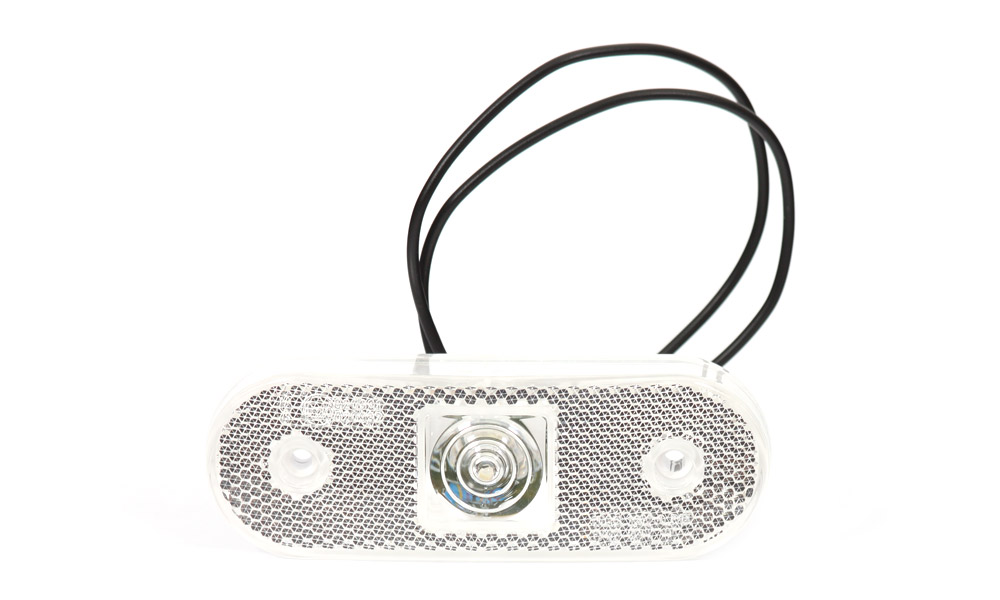 led zijmarkeringslamp universeel wit 1x led - led contourlamp - zij lamp - breedtelamp - was