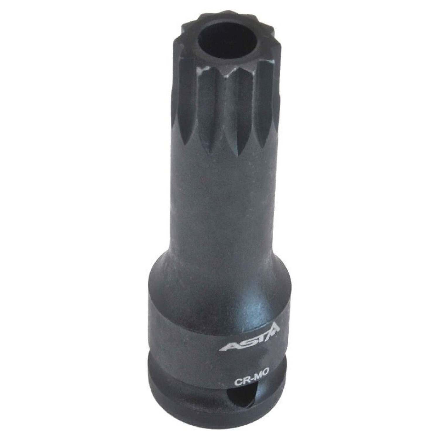 m16 twaalfkant spline dop uitwendig - 78 mm - 1/2 duims aansluiting - veeltanddop - spline bit - asta