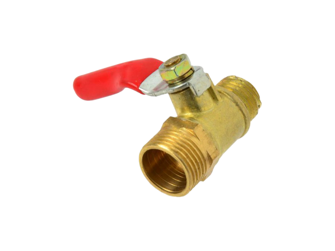 pneumatische kraan - kogelkraan - 1/4 duims - handmatige lucht klep - kogel kraan - geko