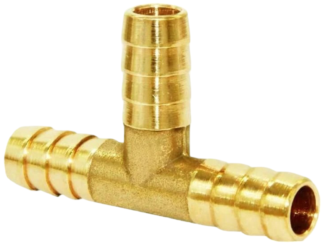 t-stuk slangpilaar - 6 mm - slangverbinder - 3 weg - verbindingskoppeling - zionair