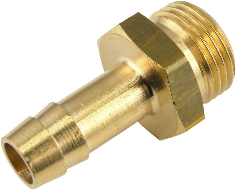 slangpilaar tule - 6mm - 1/4 duims - uitwendig draad - slang pilaar - mannelijk