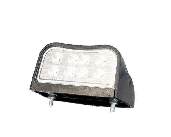 led kentekenverlichting wit 12/24 volt 8x led - kentekenlamp - kenteken verlichting - numberplate lamp - fristom