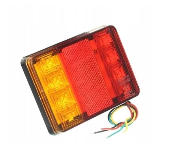 led achterlicht universeel 12 volt met kabel - achterlamp - achterlicht - aanhanger achterlicht