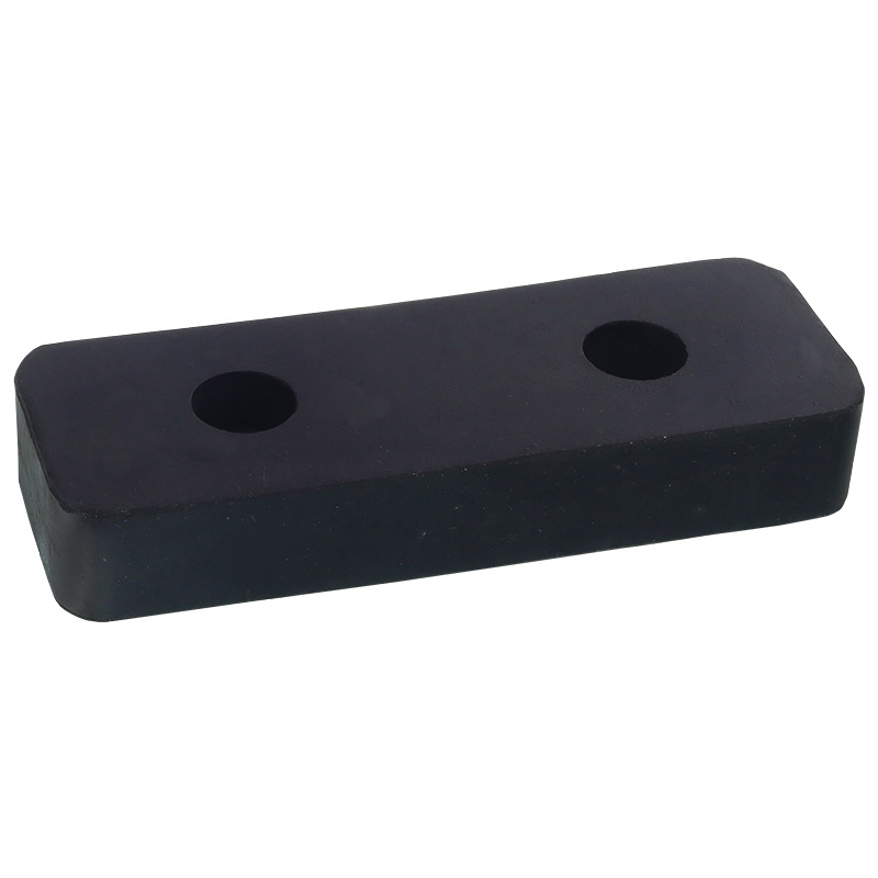 stootkussen 195x70 mm - 2 gaten - stootrubber - stootblok - bumperkussen - bufferblok