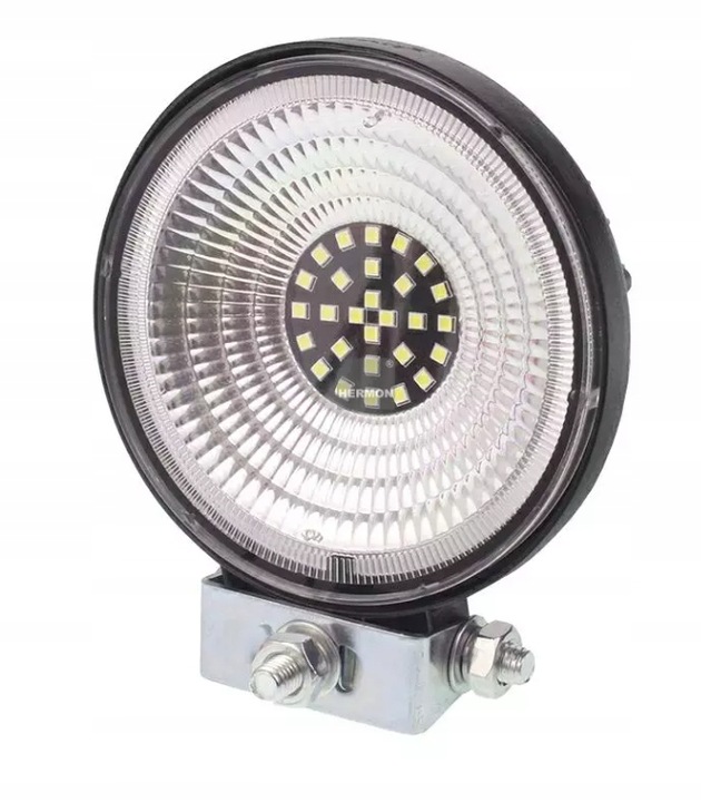 led werklamp rond 27x led 10-30v - werklamp - werklicht - bouwlamp - ledlamp