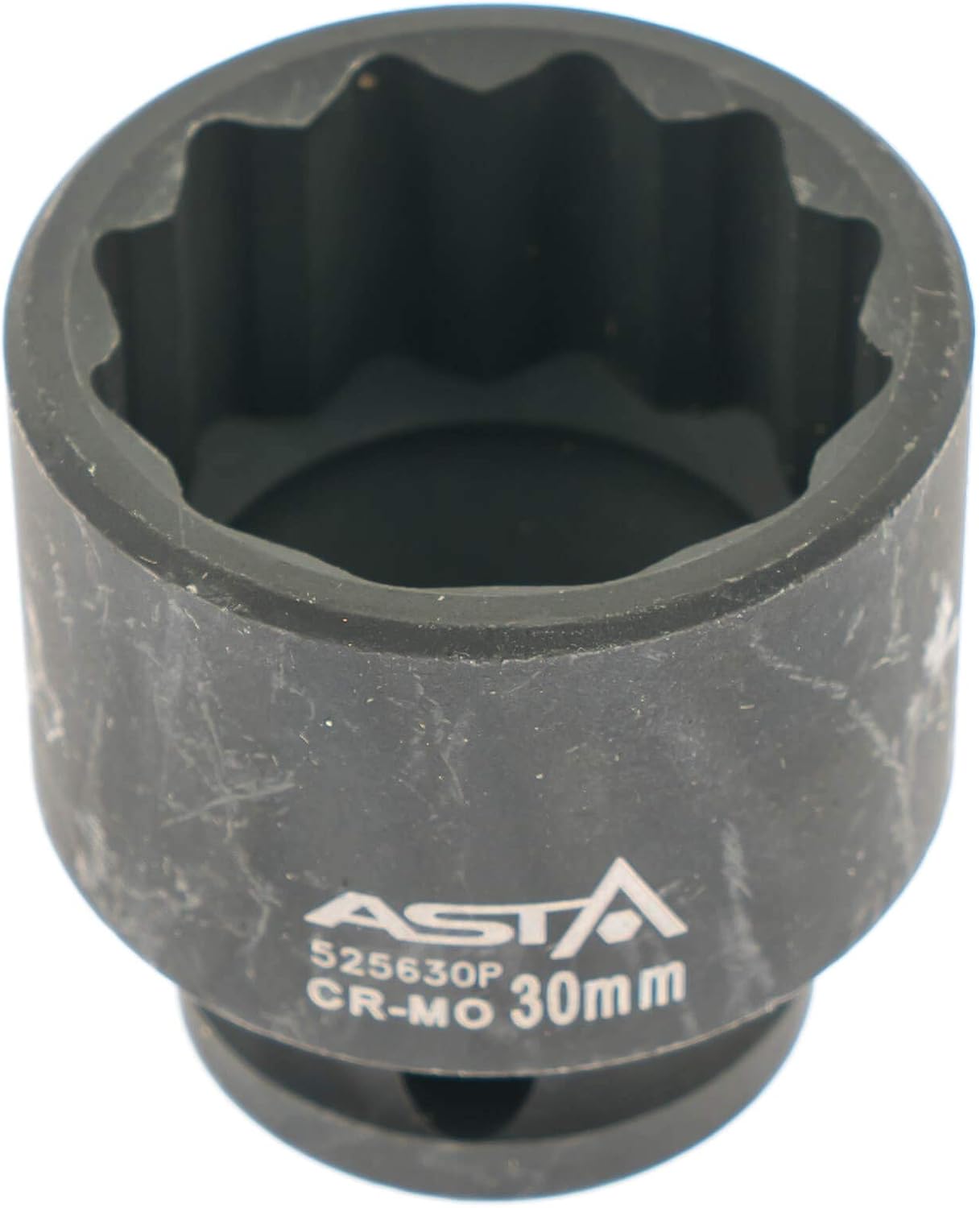 twaalfkant krachtdop - 30 mm - 1/2 duims aansluiting - slagdop - impact dop - rateldop - asta