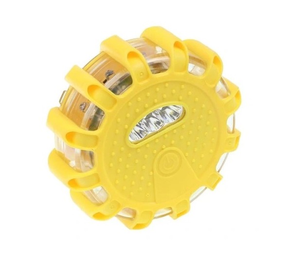 magnetische led waarschuwingslamp met 9 standen - noodlamp - zwaailamp - stroboscoop