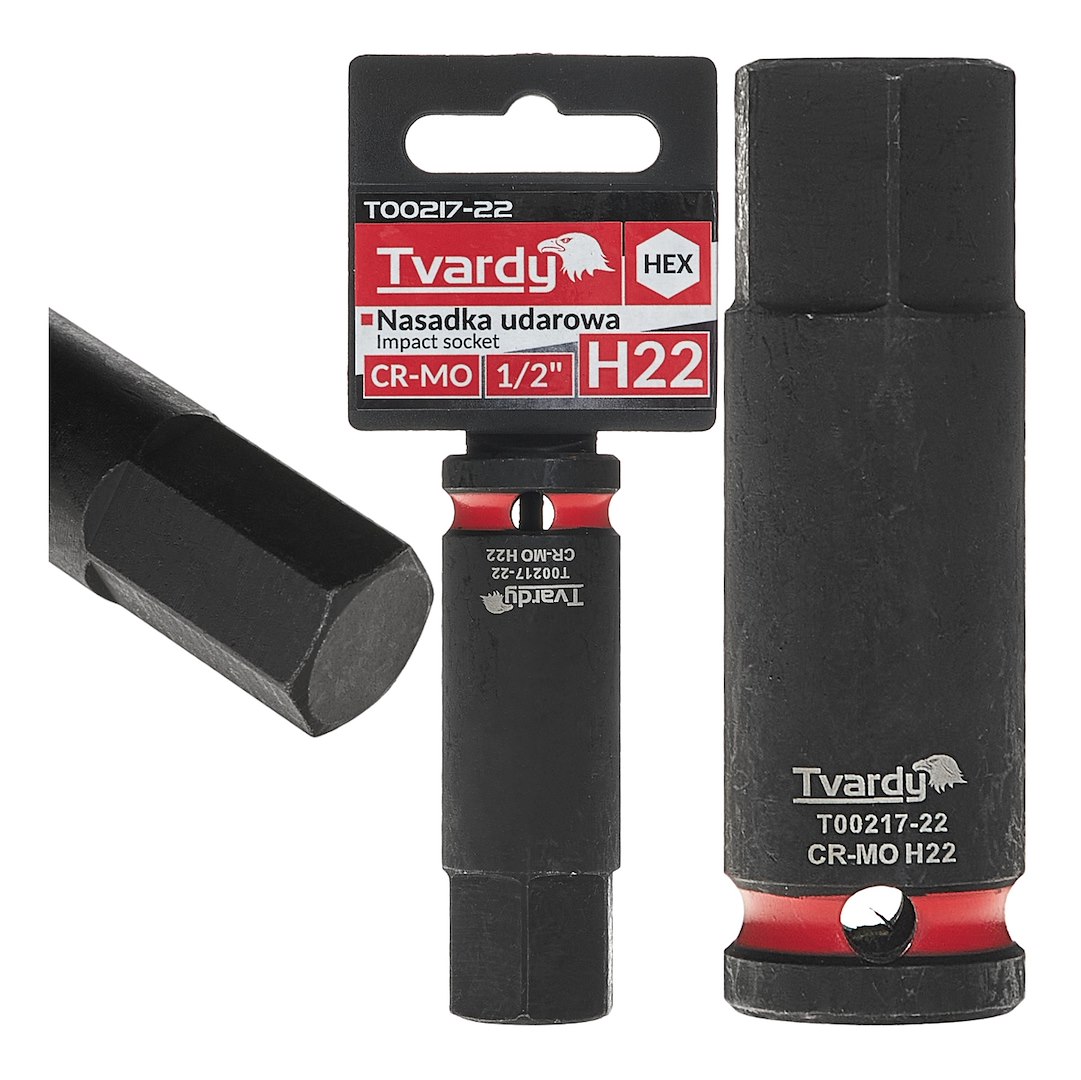 kracht inbusdop 22mm - 1/2 duims aansluiting - inbusdoppen - tvardy