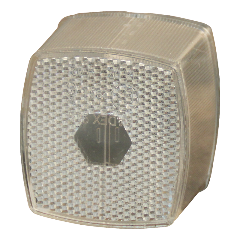 losse lampglas radex 910 - witte zijmarkeringslamp kap - los kap - lossekap