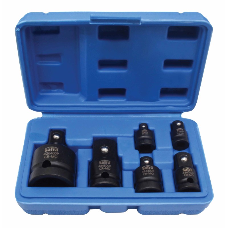 verloopdoppen 6 delig - verloop dop set - dopverloop - adapters - verloopdop - satra