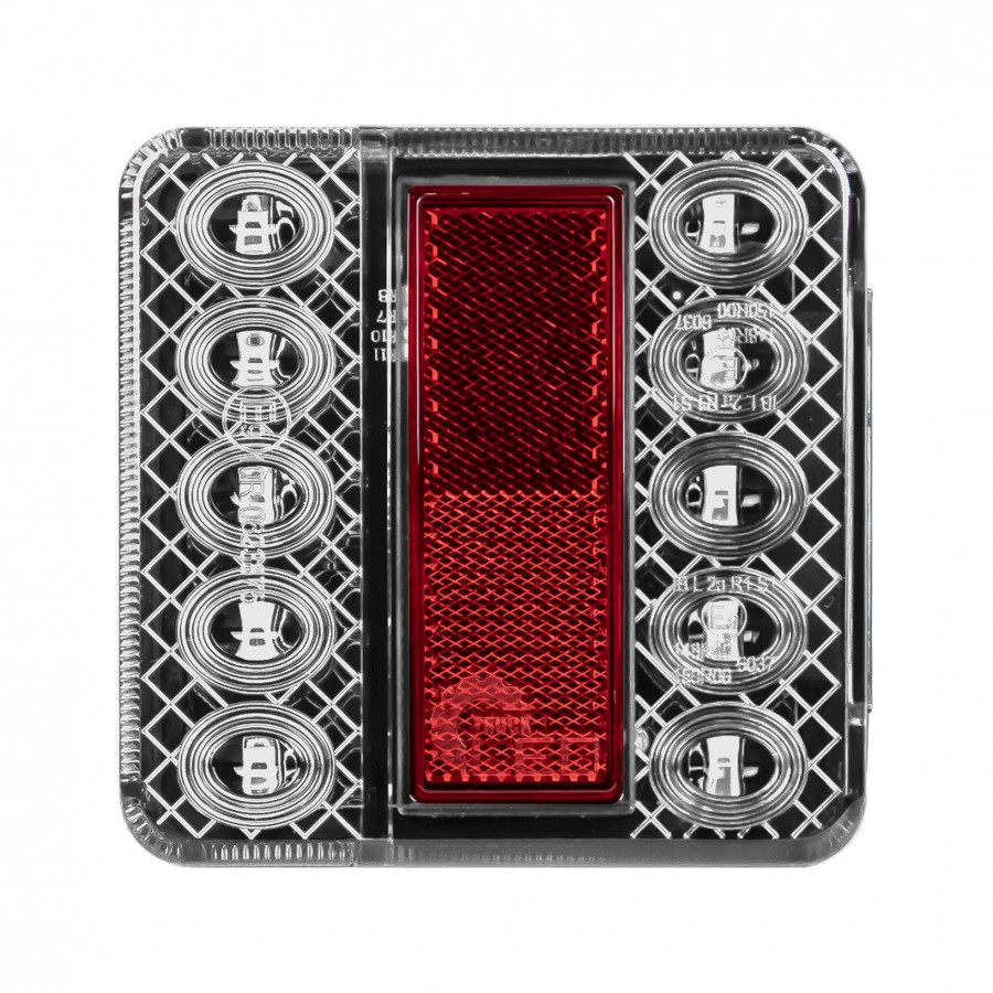 achterlicht led 14x led - universeel ledlamp - 12/24 volt aanhanger achterlicht - achterlamp - led achterlicht