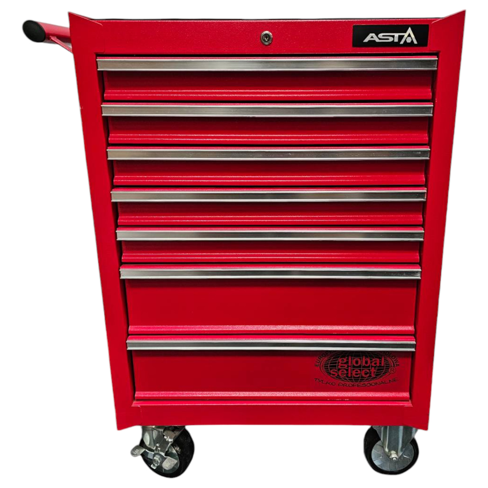 lege gereedschapswagen met 7 lades - fereedschapskar - fereedschapskist - gereedschapwagen - satra