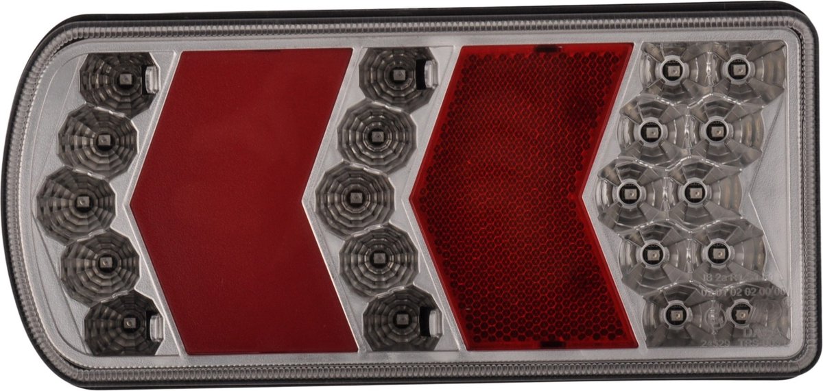 achterlicht led 23x led - links - 12/24 volt - ledlamp - achterlamp - trailerlamp - glotrac