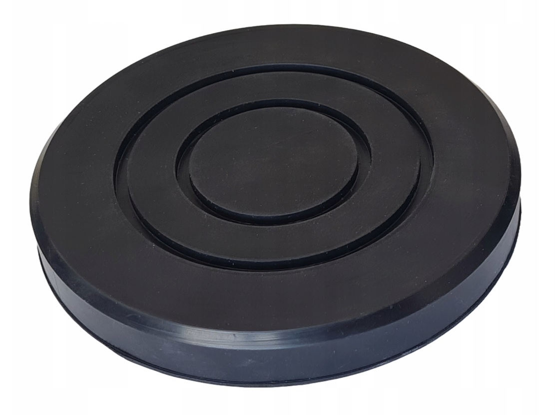 rubberen opname pad 135x120x20 mm - steunrubber - beschermrubber - garagekrik pad
