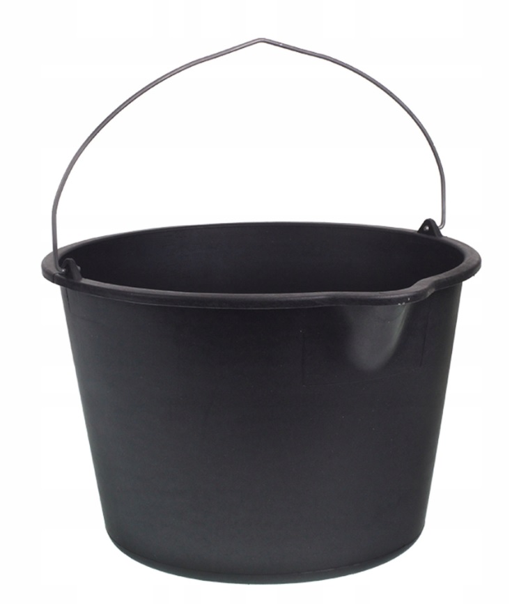 pvc emmer 20 liter - tuin emmer - bouw emmer met trechter - opvangemmer - wateremmer