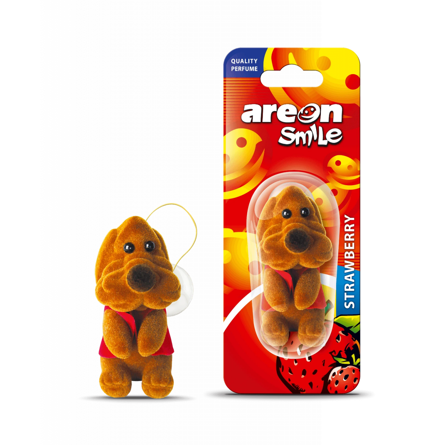areon smile toy aardbei - aardbei autogeur - smile toy autoparfum - aardbei - smile toy - auto parfum