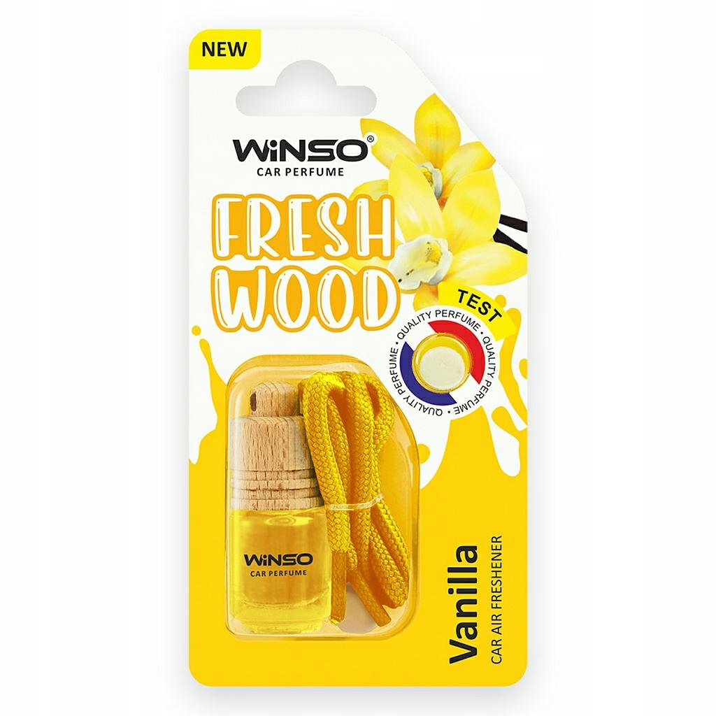 winso fresh wood vanille autoparfum - fresh wood vanille - vanille - winso geur voor in de auto - autogeur - auto parfum