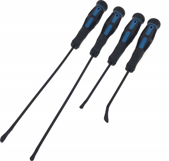 o-ringen verwijder set - keerring trekker - mini koevoet 4 delig - afdichtingringen demontage haken