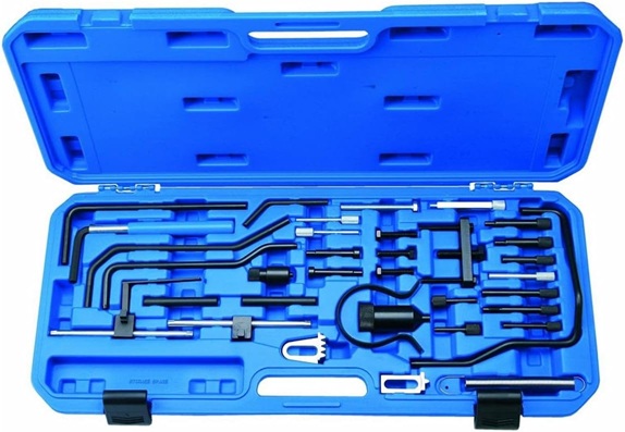 uitgebreide psa benzine en diesel afstelset - nokkenas en krukas blokkeerset - afstelset&nbsp;distributie set citro&euml;n - peugeot 