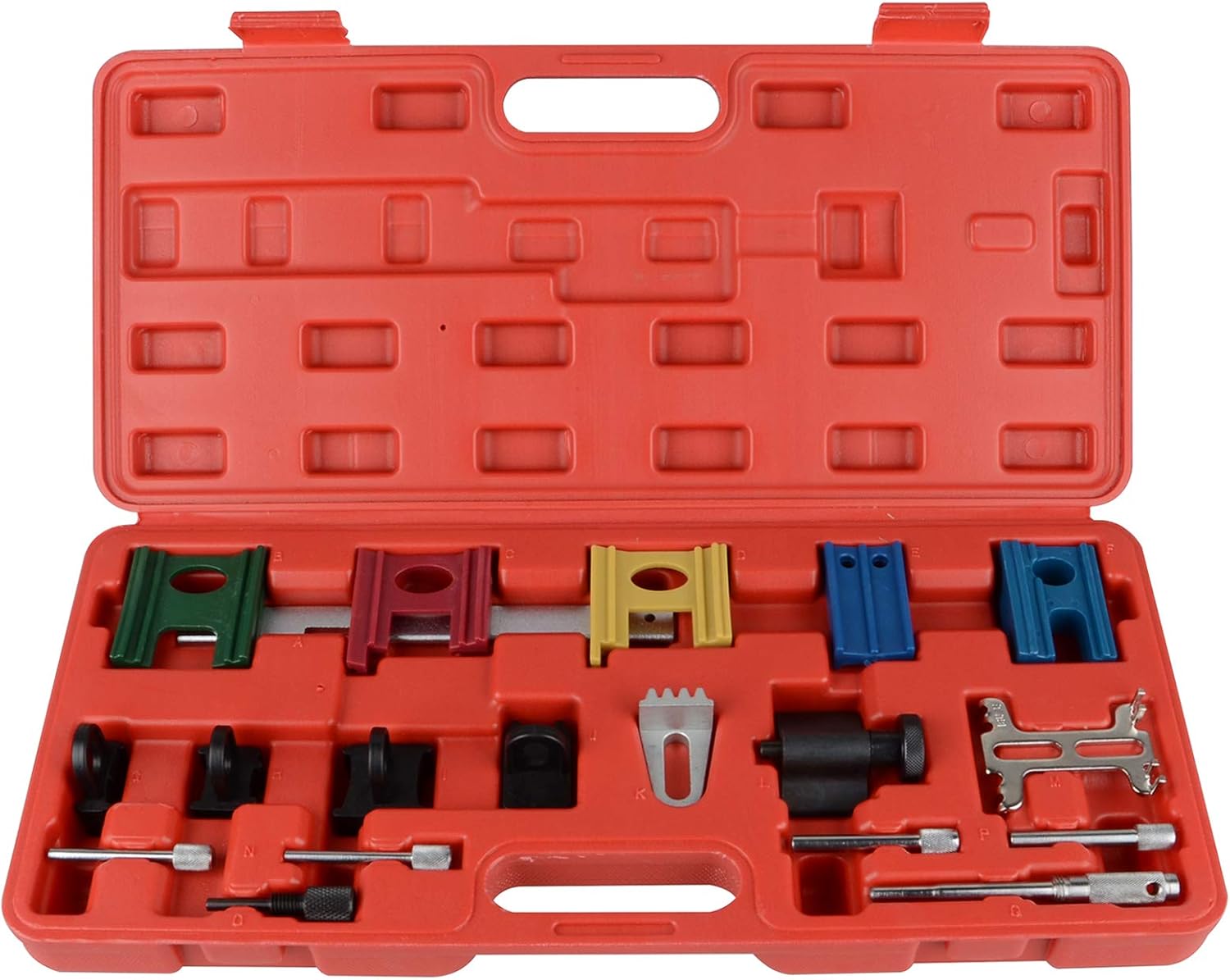 19 delige universele nokkenas en krukas blokkeer pennen&nbsp;set - benzine en diesel timingset - afstelset - blokkeerpennen&#