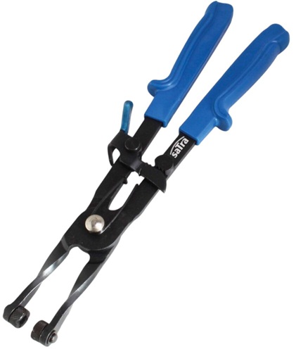 285 mm platte slangklemtang met draaibare koppen - slangklem tang met vergrendeling - slang klem tang - lange slangklem bekkent