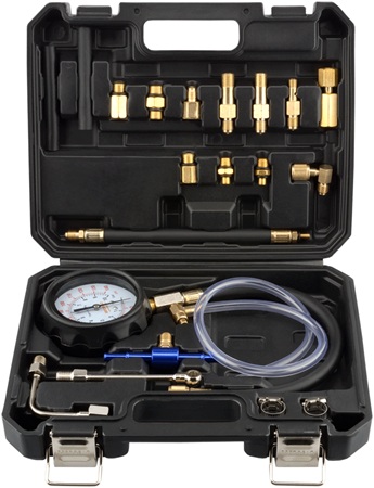 0 tot 10 bar benzine compressietester - 0 tot 140 psi compressiemeter - brandstofdruk meter - druktester&nbsp;- injectie drukmeter