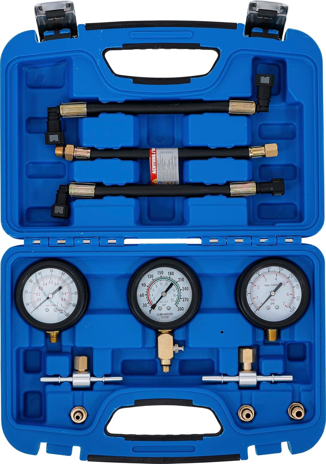 motorfiets brandstof en olie compressiemeter - druktester - brandstof drukmeter - oliedrukmeter - motor druk tester&nbsp;
