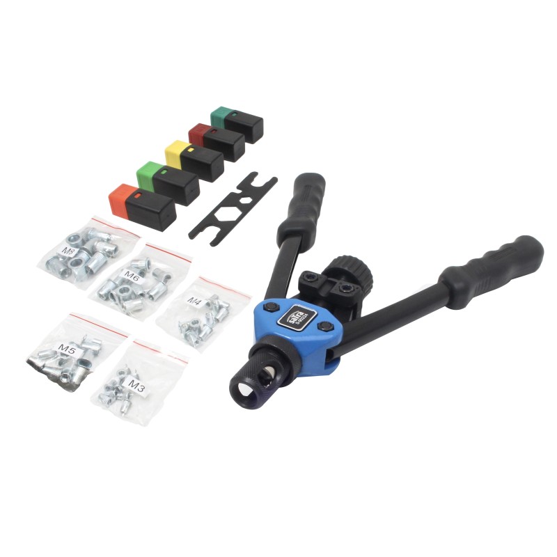 blindklinkmoer tang set&nbsp;M3 tot M8 - popnagel tang - draadbussen tang - bussentang - moerentang - satra