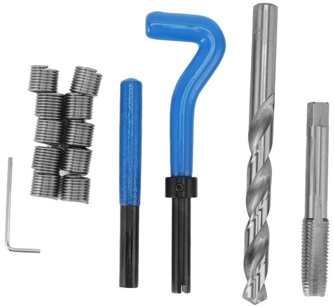m14x1.25&nbsp;draadreparatie set - helicoil set - schroefdraad reparatieset - helicoils - schroefdraadherstel set
