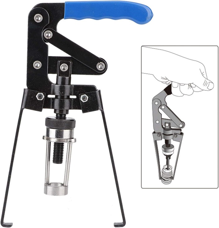 klepveertang - klepveer demontage voor ohv -&nbsp;ohc en chv motoren - klepveer tang - geko