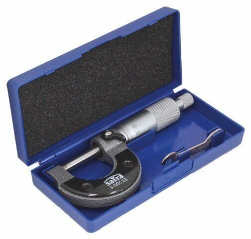 micrometer - schroefmaat 0 tot 25 mm - buitenschroefmaat schuifmaat - satra