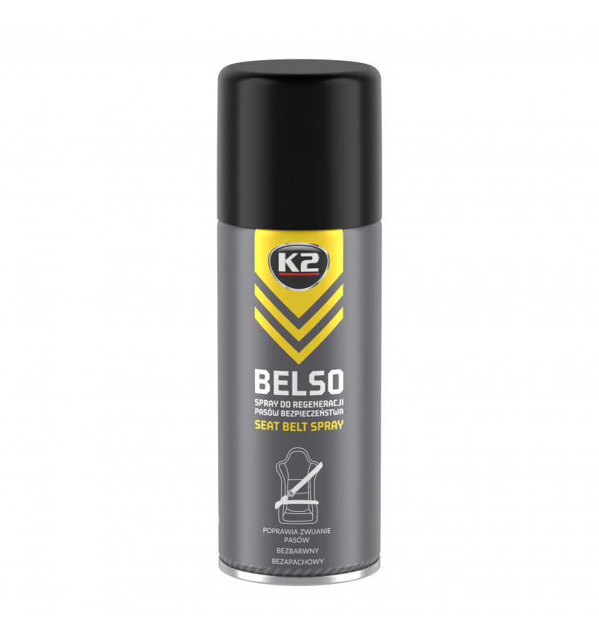 k2 belso gordelspray 400ml - gordelriemspray - gordel spray - onderhoudsmiddel - regeneratiespray