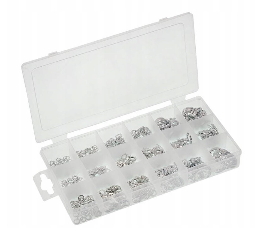 veerringen assortiment 720 delig - carrosseriering - veerring set - gmp