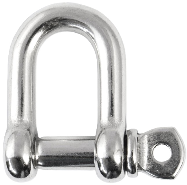 19 mm verzinkte d sluiting met borstbout - kettingsluiting - schakelsluiting - treksluiting - koppelsluiting