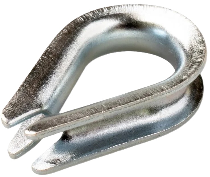 8 mm staaldraadkous - draadkous - kabelkous - staalkabelkous - beschremingkous&nbsp;- veiligheidskabelkous