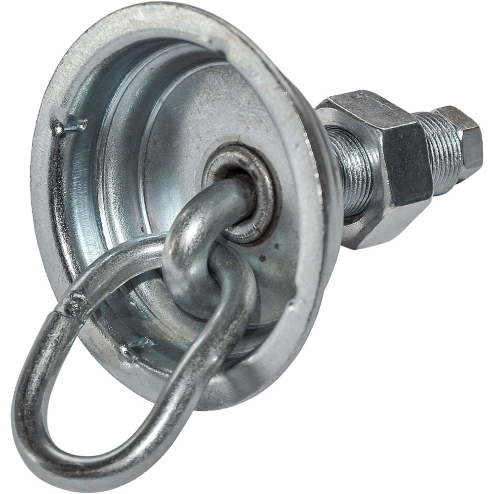 85 mm rond sjoroog - vloeroog ring 40&nbsp;x 60 mm - vloeranker - bindoog - vastzetring - bevestigingsoog - aanhangwagenvloer