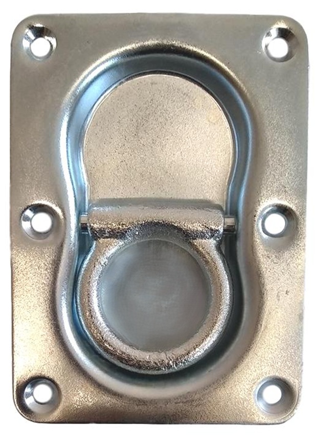 105 x 145&nbsp;mm en 22 mm diep verzinkt&nbsp;vloeroog langwerpig - bindoog verzonken - vloeranker - vloerring&nbsp;- sjo