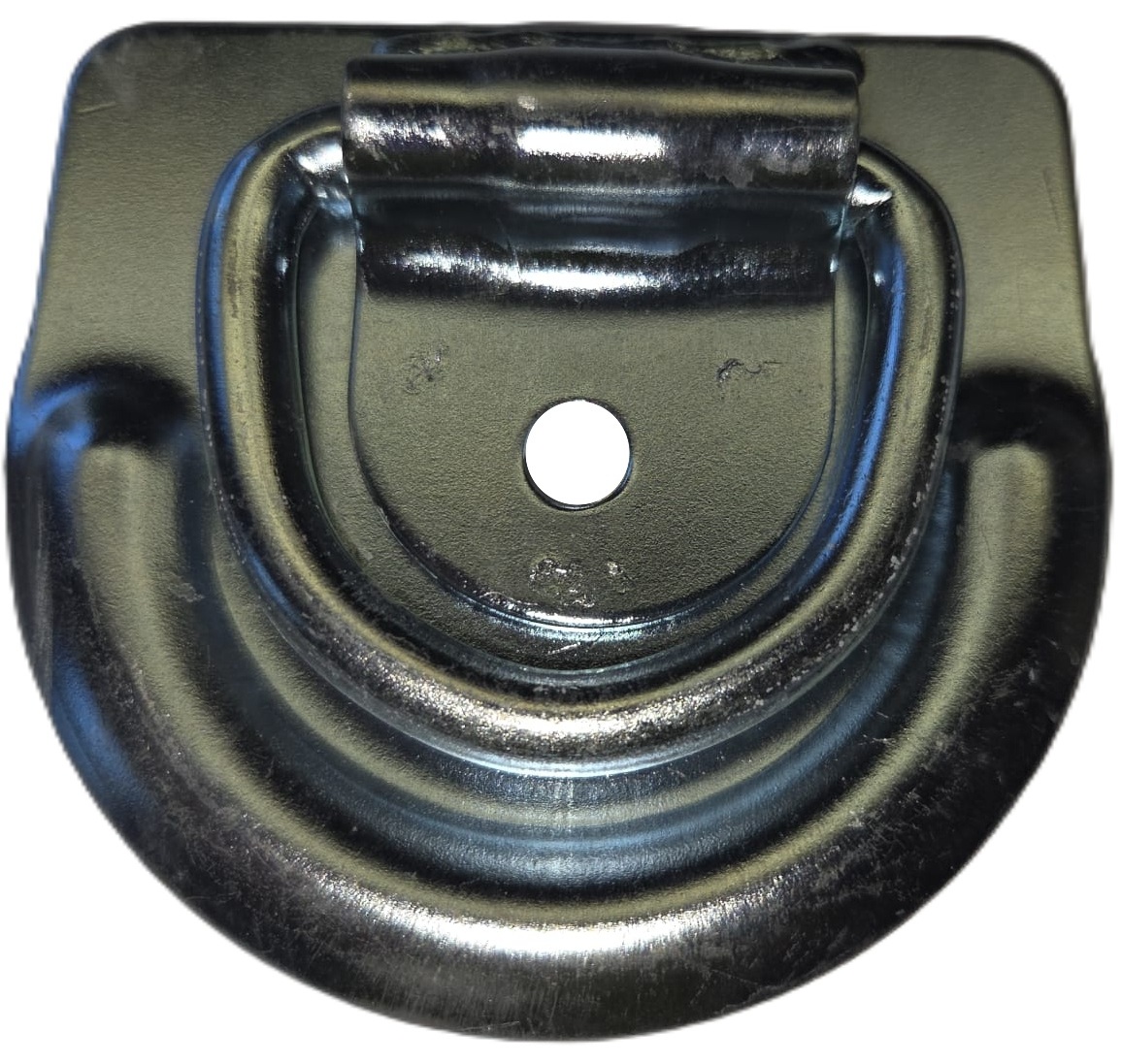 90 x 86 mm sjoroog met 1 bevestigingsgat 8 mm&nbsp;- bindoog - vloeroog - vloeranker - vloerring voor de aanhanger - vastzeto