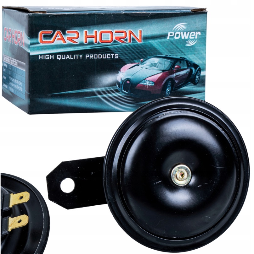 90 mm claxon 110 db -  hoorn 12 volt - 430 hz toeter - auto toeter - signaalhoorn - gmp