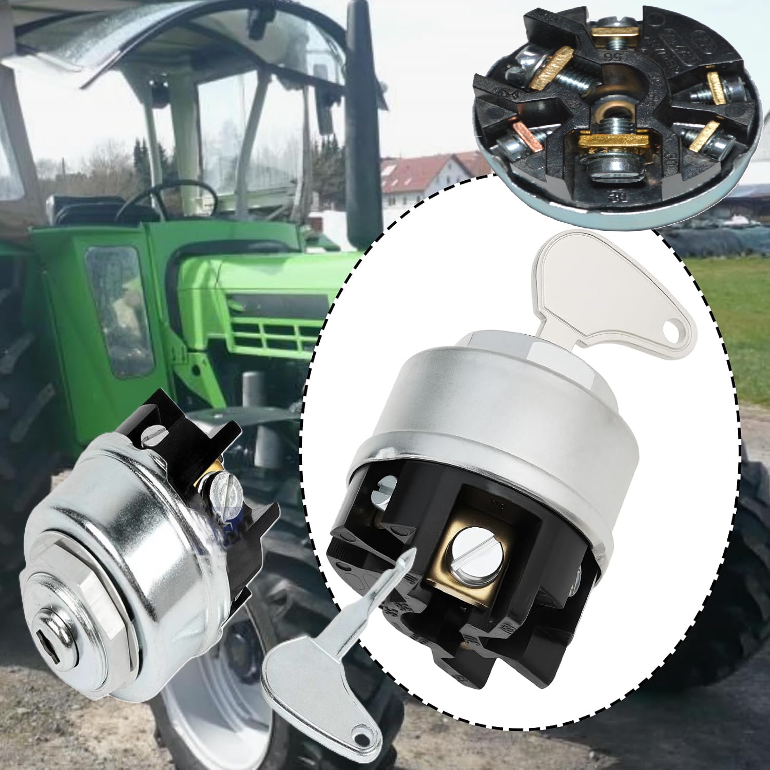 contactslot mercedes - volvo - man - fendt farmer&nbsp;contact slot - startinrichting - inclusief sleutel - startinrichting -