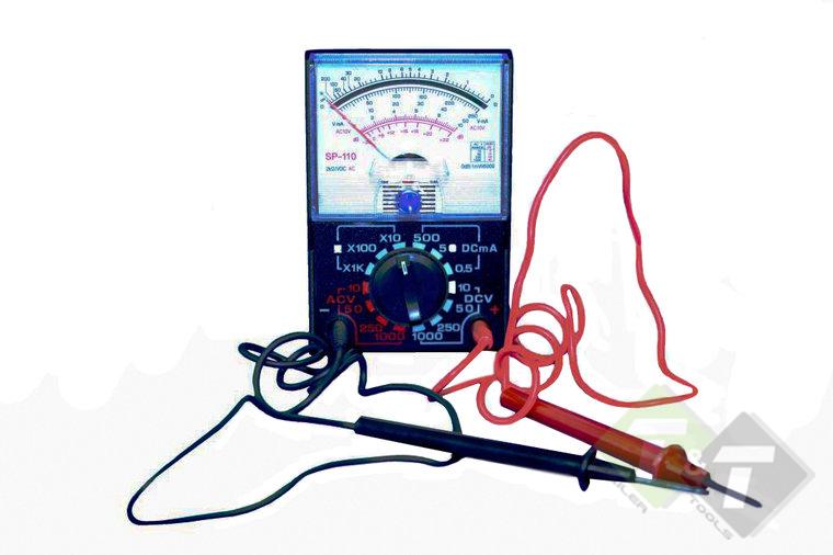 spanningzoeker, stroommeter, electrameter, testermultimeter analoog, analoge multimeter, multimeter, multi meter