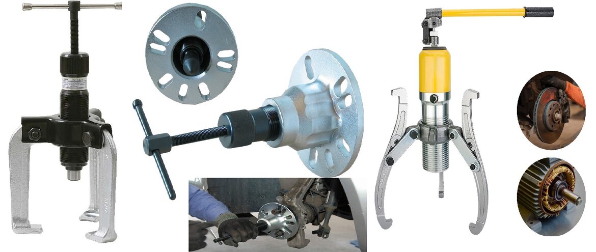 Hydraulische--wiel-lagertrekkers