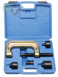 Kogelgewricht trekker, bussen persset draagarmen oa. Mercedes Benz, 185mm met 24mm spindel Kogelgewricht trekker, bussen persset draagarmen oa. Mercedes Benz, 185mm met 24mm spindel